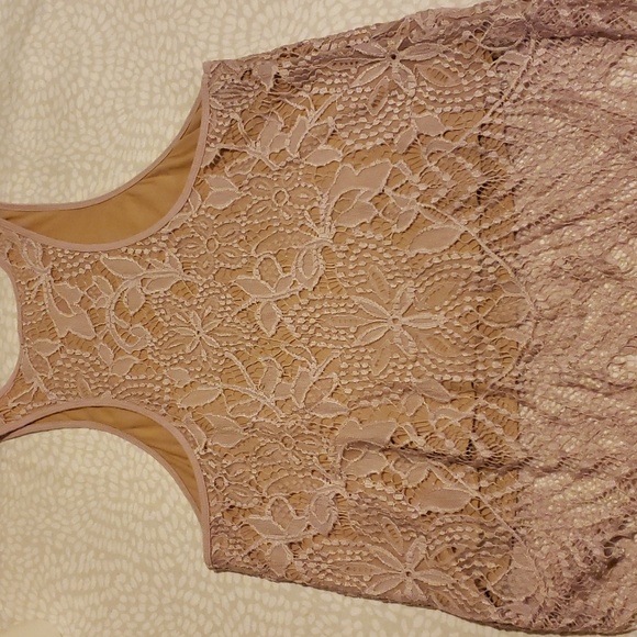 Express Pink Lace Racerback Tank Blouse Size S - Picture 6 of 14